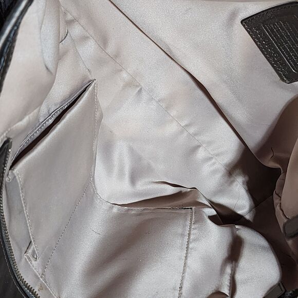 Coach Taylor Snake Print Alexis Tote Carryall Shoulder Bag Leather Trim F26034 - Picture 6 of 15